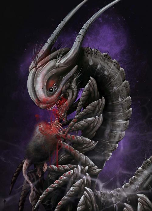 Biomechanic centipede
