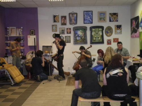 Slavnostní otevřeni předchozího ateliéru a tattoo salonu Fantasmagoria Art na Karpatské ul. v Ostravě